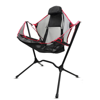 chaises extérieures de camping moderne de 3.5kg 116CM pliant la chaise de basculage de lune de plage