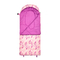 la sirène du coton 300G impriment le camping rose unique de sacs de couchage d'enfants