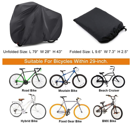 L équipement imperméable de moteur de XL couvre la couverture extérieure de vélo de protecteur UV imperméable