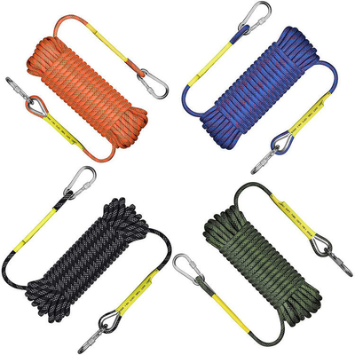 Corde s'élevante dynamique de hausse de haute qualité faite sur commande de corde de sécurité de roche de la corde 10.5mm de sortie de secours de délivrance d'alpinisme